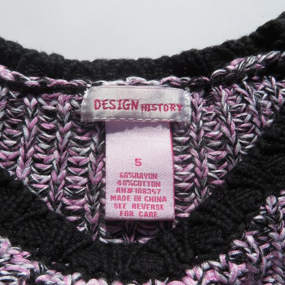 Design History 5 Girls Sweater Excellent Condition - Picture 6 of 8